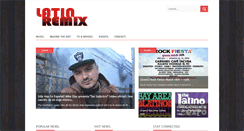 Desktop Screenshot of latinremix.net